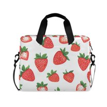 FORMRS 16" Laptop Sleeve Bag Carrying Case with Handle Travel Shoulder Briefcase, Strawberry
