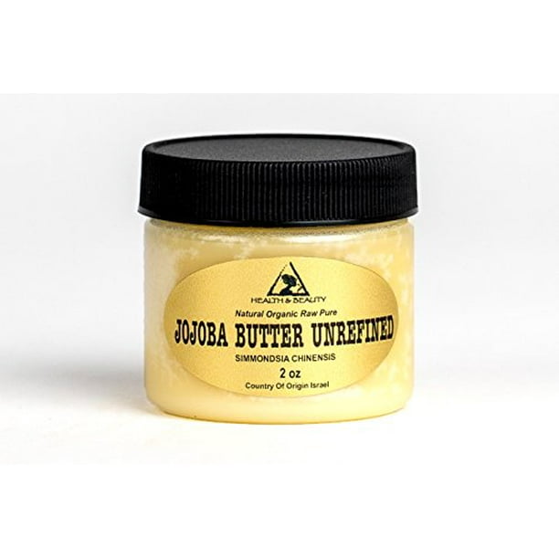 Jojoba Butter Unrefined Organic Virgin Expeller Pressed Raw Pure 2 oz
