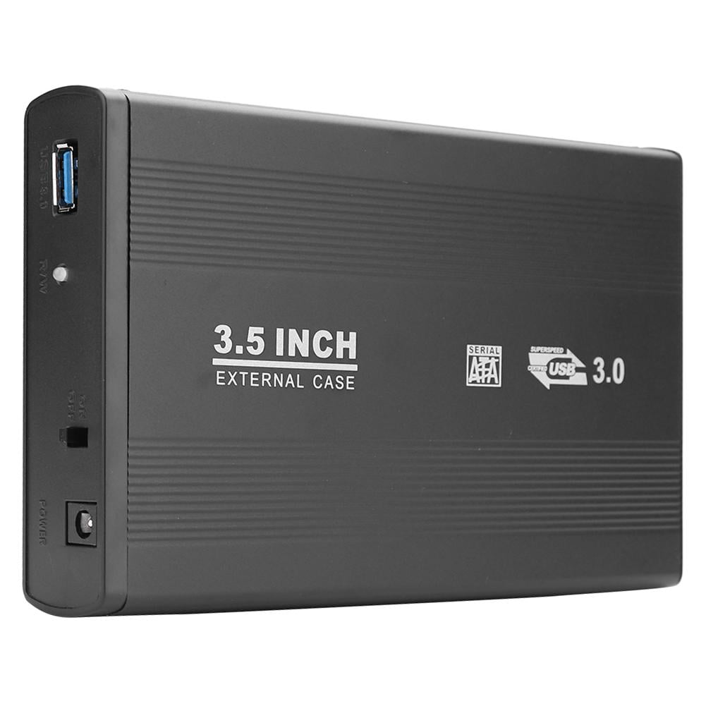 Caja NAS Portátil Para Discos Duros De 3.5" - Conexión USB 3.0 Y RJ45, Fuente De Alimentación Incluida