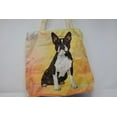 thumbnail image 2 of Boston Terrier Foldable Tote Bag - Waterproof - Zippered Market Tote, 2 of 2