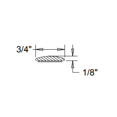 thumbnail image 3 of Cowles Side Molding S37734 Universal; Custom; Chrome Plated; PVC Plastic; 3/4 Inch Width x 12 Foot Length; 1 Piece, 3 of 9
