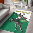 thumbnail image 1 of Tapis de Rugby Afrique du Sud Fièrement Springboks Dessin Animé, 1 of 3