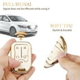 thumbnail image 2 of OFFCURVE White Gold Key Fob Covers for GMC Sierra 1500 2500HD 3500HD, 1 Piece, 2 of 7