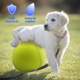 thumbnail image 2 of Pelota de tenis gigante para perros Banfeng de 9,5 pulgadas, juguetes grandes para mascotas, divertida pelota para deportes al aire libre con agujas infladoras para perros pequeños, medianos y grandes, 2 of 6