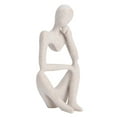 thumbnail image 2 of Unique Thinking Figure Model Ornament Exquisite Hand-Made Resin Figurines Craft Gift Home Decoration, 2 of 8