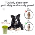 thumbnail image 3 of Limpiador Portátil para Patas Dexas Verde Pequeño, 3 of 5