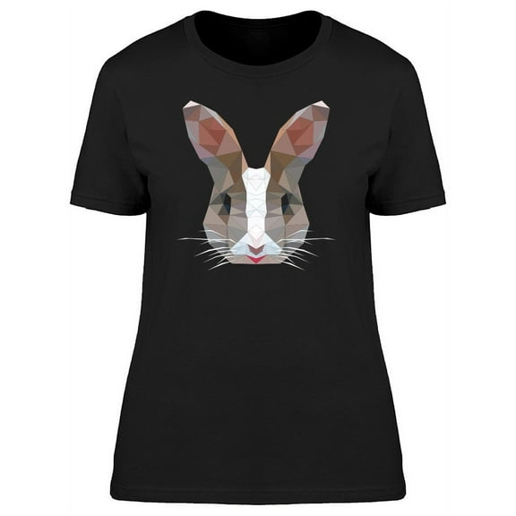 Lovely Abstract Bunny Head T-Shirt Women -Image by Shutterstock, Female x-Large