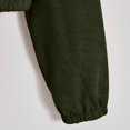 thumbnail image 5 of Women'S Fashion Cropped Shacket Drawstring Hooded Zip Up Corduroy Jackets Casual Plaid Long Sleeve Short Jackets Coat, 5 of 7