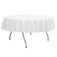thumbnail image 1 of Ultimate Textile (3 Pack) Embroidered Pintuck Taffeta 60-Inch Round Tablecloth White, 1 of 3