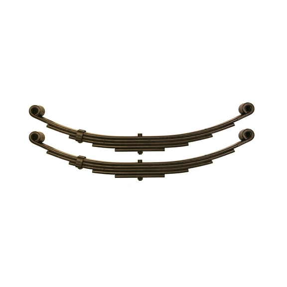 LIBRA Trailer Leaf Spring 5 Leaf Double Eye 3000# Cap for 6000# 6K Axle -Set 2