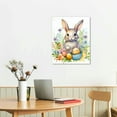 thumbnail image 2 of COMIO  Happy Easter Peeps Canvas Prints Wall Decor Easter Bunny Canvas Art Sign Happy Easter Bunnies Canvas Poster Gifts for Home Easter Decor, 2 of 4