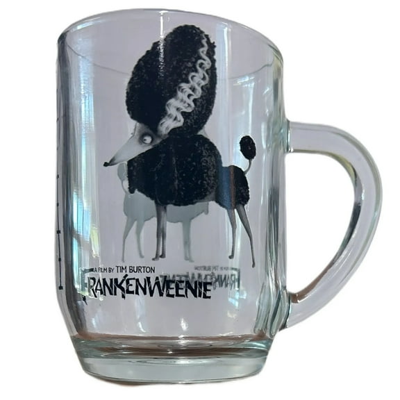Disney Frankenweenie Persephone van Helsing Glass Coffee Cup 8 oz.