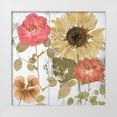 thumbnail image 1 of Sophie 6 12x12 White Modern Wood Framed Museum Art Print Titled - Earth to Petals I, 1 of 4