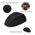 thumbnail image 4 of NPolar Unisex Knit Beret Hat Winter Warm Hat Skull Cap Beanie Black, 4 of 9