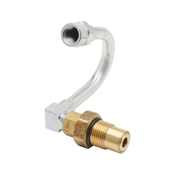 Swivel Assembly 90 Degree Brass 1/4 Inch FNPT Inlet - S600886 - Hose Reel Accessory - Durable Construction for Water & Air Applications