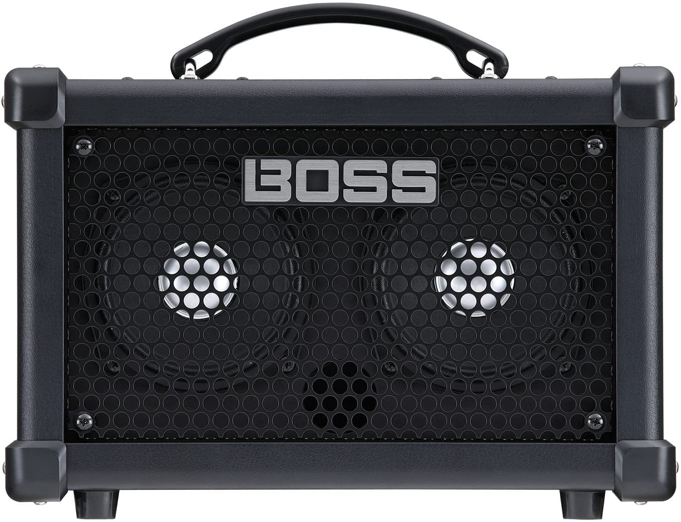 Boss Dual Cube LX 2 x 5-inch 10-watt Portable Bass Guitar Combo Amplifier Bundle with Gearlux Instrument Cable and Picks