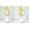 thumbnail image 5 of Unique Bargains Human Hair Wigs for Women with Wig Cap Medium Long Hair 18" Gold Tone Wigs, 5 of 6
