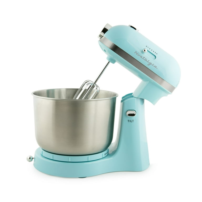 Nostalgia Clsmixer356aq 3.5 qt Stand Mixer, Aqua