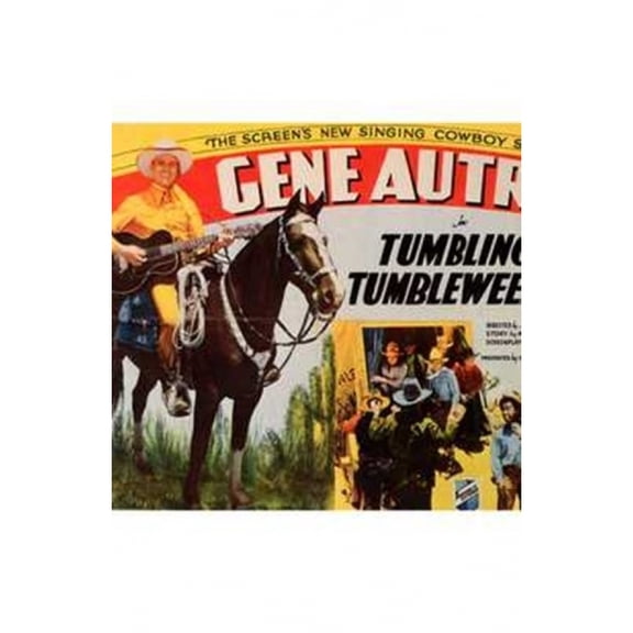 Posterazzi MOV200039 Tumbling Tumbleweeds Movie Poster - 11 x 17 in.