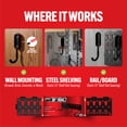 Smart T Garage Storage Pegboard Set | 16" Rail Tool Organizer - Heavy ...
