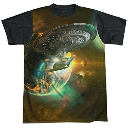 Star Trek Men's  Battle Ships Sublimation T-shirt