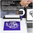 thumbnail image 4 of Impresora Térmica Stencil Para Tatuaje Bluetooth Tattoo Eo Safe Imports Negro, 4 of 5