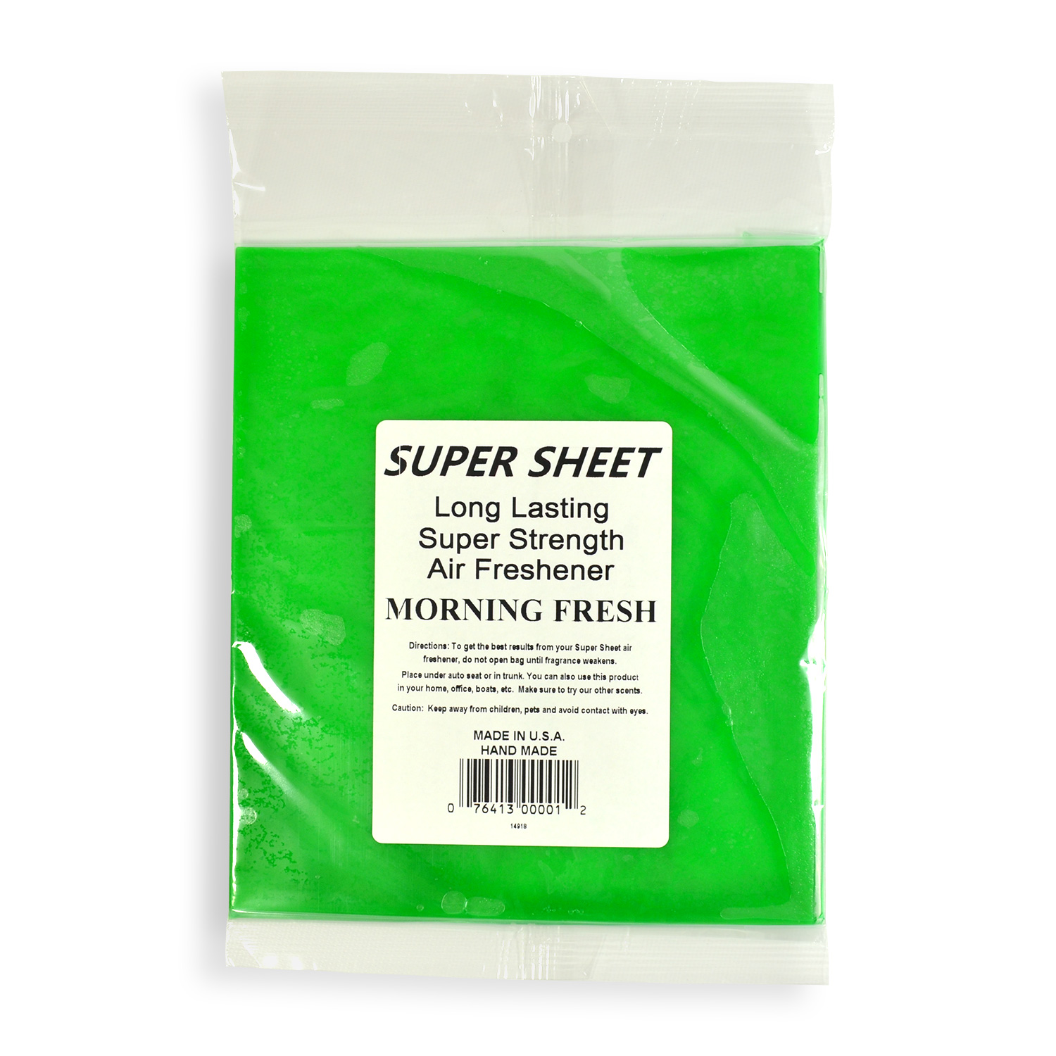 Jenray Super Sheet Large (8"x7") Under Seat Car Air Freshener (Morning
