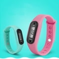 thumbnail image 4 of Qarigey Digital LED distancia para caminar podómetro calorías deporte distancia para caminar Fitness muñeca reloj de silicona Relojes zafiro, 4 of 6