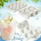 thumbnail image 1 of Moldes esféricos para whisky - bolas grandes de hielo de 2,5", pack de 2, a prueba de fugas y fácil liberación para cócteles, bourbon, whisky escocés - derretido lento para bebidas sin diluir, 1 of 9