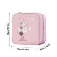 thumbnail image 3 of Bdday P U Simples Storage Jewelry Box 26 Printed Letter Jewelry Box Portable Jewelry Storage Box Earrings Ring Box, 3 of 4