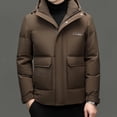 thumbnail image 4 of Chaqueta corta de plumón 2024, abrigos de invierno con capucha para hombre, ropa de diseñador para hombre, plumón de pato, chaqueta acolchada para hombre, abrigos para hombre, 4 of 5