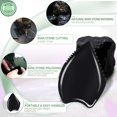 thumbnail image 5 of Herramientas faciales Gua Sha, herramienta Guasha para cara facial Gua Sha Stone Gua Sha Herramientas de masaje Gua Sha herramienta de piedra facial para mujeres negro, 5 of 5