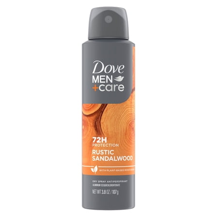 Dove Men Care Antiperspirant Dry Spray 72H Protection, 3.8 oz
