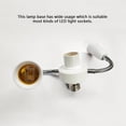 thumbnail image 3 of Adjustable Light Socket E27 Base LED Bulbs Converter with Extension Hose Adapter Repair Accessory for Household Indoor Office 3 Heads, 3 of 6