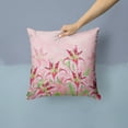 thumbnail image 2 of Carolines Treasures BB7446PW1414 Pink Lillies Fabric Decorative Pillow  14Hx14W multicolor, 2 of 4