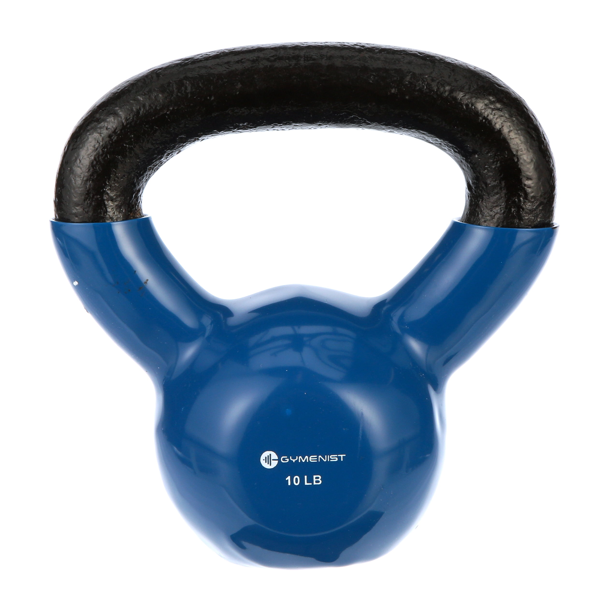 Gymenist, 10lb Vinyl Coating Kettlebell, Single