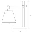 thumbnail image 2 of Adesso Meubles 4088-12 Walden Lampe de Table, 2 of 3