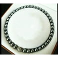 thumbnail image 6 of K-KED 10MM DARK GRAY SOUTH SEA SHELL PEARL ROUND NECKLACE BRACELET EARRINGS SET, 6 of 6