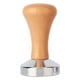 thumbnail image 2 of Mango de Madera Tamper de Café Espresso BLESIY Base Plana de Acero Inoxidable 51 mm Marrón Claro, 2 of 7