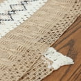 thumbnail image 5 of YIBAGA Jute Burlap Table Runner, Cotton Linen Table Runner, Rustic Farmhouse Home Decor, 86 inch, 5 of 7