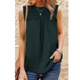thumbnail image 4 of Camisa Sin Mangas De Verano Para Mujer, Estilo Casual, Poliéster Suave, Tipo Suelto, Decoración De Puntos, Camisa Sin Mangas De Verano Para Todos Los Días Ccdes Otros, 4 of 6