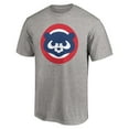 thumbnail image 2 of Men's Heather Gray Chicago Cubs Cooperstown Collection Huntington T-Shirt, 2 of 3
