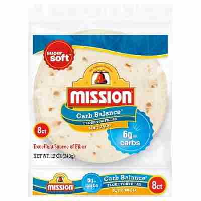 Mission Carb Balance Soft Taco Flour Tortillas -