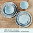 thumbnail image 4 of Pfaltzgraff Lucinda 12 Piece Stoneware Dinnerware Set Blue, 4 of 12