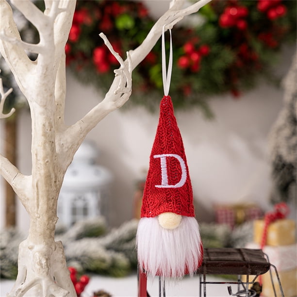 RKSTN Doll Pendant Christmas Hat Faceless Baby Pendant Old Man Dwarf Rudolph Doll