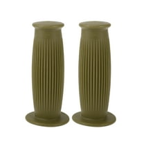 Unique Bargains 1" 25mm 1.1" 28mm Universal Motorcycle Hand Grips Cover Non Slip TPU Handlebar End Grips for Motorcycle Scooter Bicycle ATV Green 1 Pair