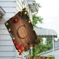 thumbnail image 3 of America Forever Christmas Monogram Letter C House Flag Ornament Baubles 28 x 40 inch Double Sided, Festive Christmas Flag, Xmas Lights Winter Holiday Farmhouse Yard Seasonal Outdoor DÃ©cor, 3 of 5