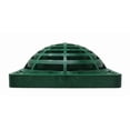 thumbnail image 3 of Green 9 Inch Outdoor Square Dome Atrium Drain Grate Cover, 3 of 5
