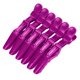 thumbnail image 1 of Pinzas para el pelo, paquete de 6: pinzas para peinar el pelo, pinzas para peinar, pinzas cocodrilo, pinzas de peluquería, pinzas de plástico para el pelo., 1 of 3