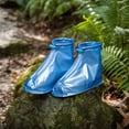 thumbnail image 5 of Waterproof Shoe Covers,Reusable Thickened Zipper Rain Overshoes | Non-slip Shoe Cover,Perfect for Wet Weather Outdoor Commute,Road Walking,Light Blue, 5 of 8